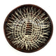 Black Palm "Kakan" Basket Weaving Ceramic Bowl - Vanessa Cannon