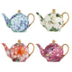Bold Blooms Peach Peony Teapot