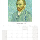 Vincent Van Gogh Wall Calendar 2026