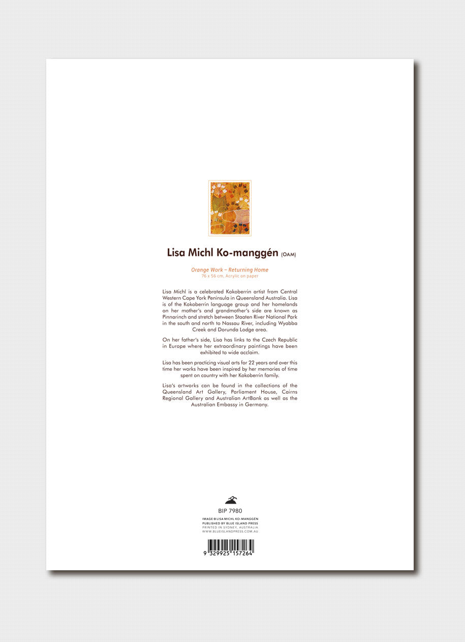 Orange Work Returning Home Print Lisa Michl KoMaggen QAGOMA Store