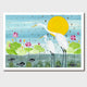 Great Egrets Print - Melanie Hava