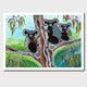 Koalas in the Gum Tree Print - Melanie Hava