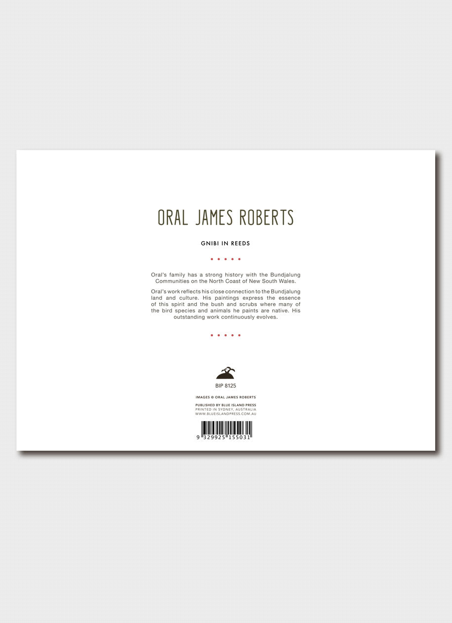 Gnibi in the Reeds Print - Oral James Roberts