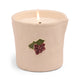 Bistro 8oz/226g Grapes Embossed Ceramic Candle - Bordeaux Grape