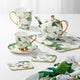 Bold Blooms White Lily Teapot & 2 Teacup Set
