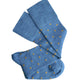 Dotty Long Socks Blue