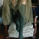 Dotty Long Socks Green