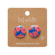 Dahlia Rounded Stud Earrings
