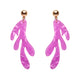 Reef Coral Pink Drop Earrings