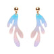 Reef Coral Iridescent Drop Earrings