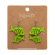 Fish Friends Green Drop Earrings