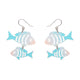 Fish Friends Iridescent Drop Earrings