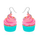 Iced Cupcake Drop Earrings