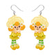 Lemon Meringue Drop Earrings