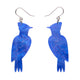 Boisterous Blue Jay Drop Earrings