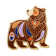 Brown Bear Enamel Pin