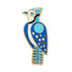 Boisterous Blue Jay Enamel Pin
