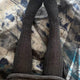 Long Rib Socks Charcoal