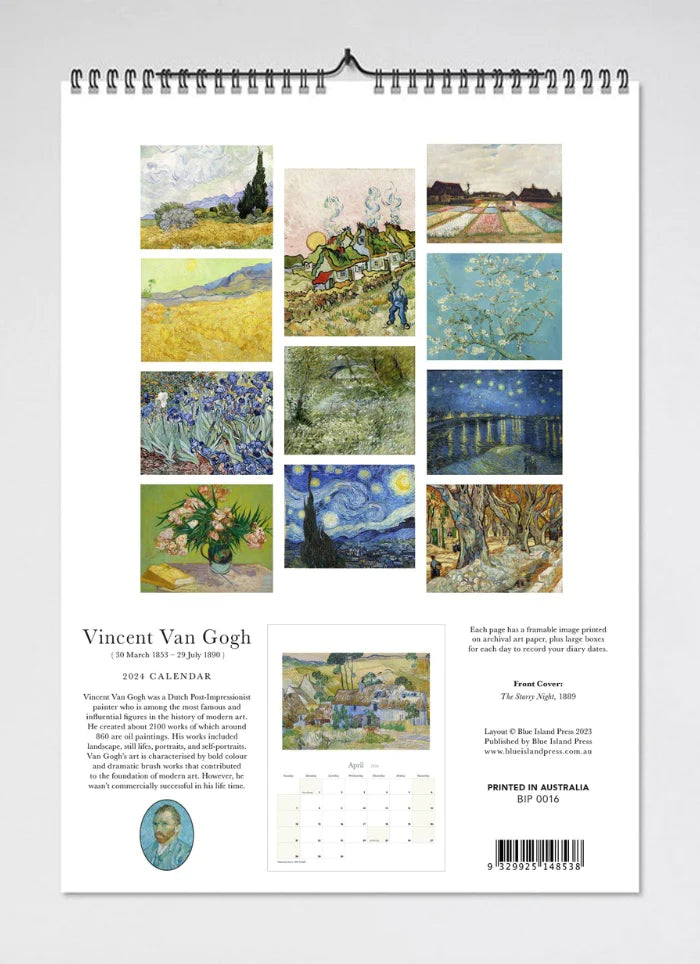 2024 Vincent Van Gogh Wall Calendar – MoMA Design Store