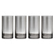 Ava 4pk Highball Tumblers - Charcoal