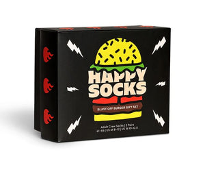Blast Off Burger Socks Gift Pack - 2 Pairs