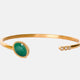 Bolina Bangle Green Onyx