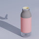 Buddy Dog Food Water Bottle Pastel Peach 1 Litre