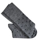 Dotty Long Socks Grey