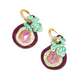 Fleur De Fig Hoop Earrings