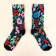 Flower Dance Bamboo Crew Socks
