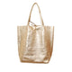 Gold Metallic Tote Bag