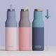 Metro Water Bottle Pastel Peach 650ml