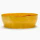 Feast Salad Bowl Yellow with Red Stripes
