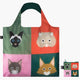 Stephen Cheetham Cats LOQI Shopping Bag