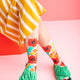 Tropical Garden Bamboo Crew Socks