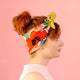 Tropical Garden Silk/Cotton Scarf