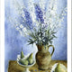 Delphiniums and Pears Medium Print - Margaret Olley