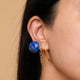 Fine Chain Earrings 14K Gold Plated