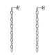 Fine Chain Earrings Sterling Silver