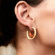 Chromatic Hoop Earrings Butter
