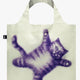Flying Purr-ple Cat LOQI Shopping Bag