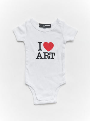 I Heart Art Baby Romper