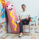 Hot Diggity Pool Float - Jon Burgerman