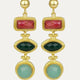 Innana Ruby Jade Chalcedony Earrings