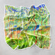 Mt Coot-tha Silk Scarf - Catherine Baudet