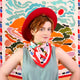 Rainbow Outback Silk Scarf