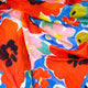 Tropical Garden Blue Silk Scarf Rectangle