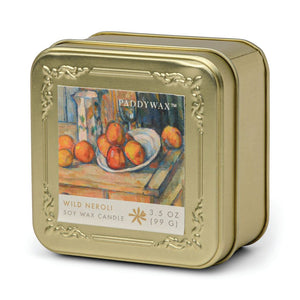 Impressionist Tin Candle 3.5oz - Cezanne: Still Life with Milk Jug & Fruit