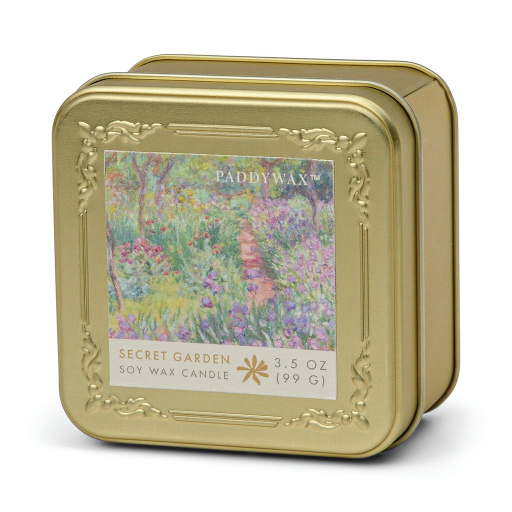 Impressionist Tin Candle 3.5oz - Monet: The Artist's Garden at Giverny