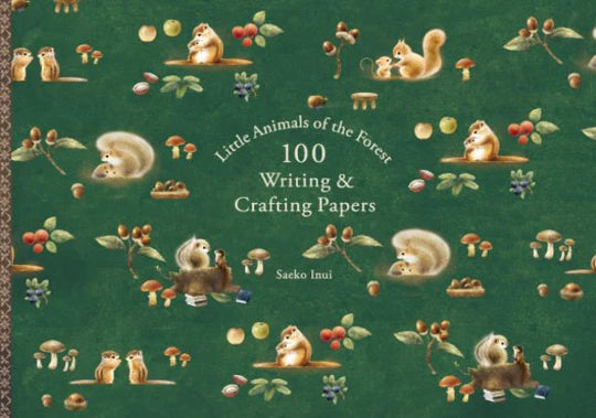 100 Writing & Crafting Papers: Little Animals in the Forest